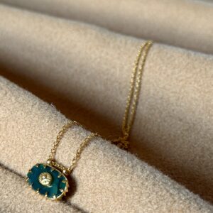 Sol Green Pendant Necklace