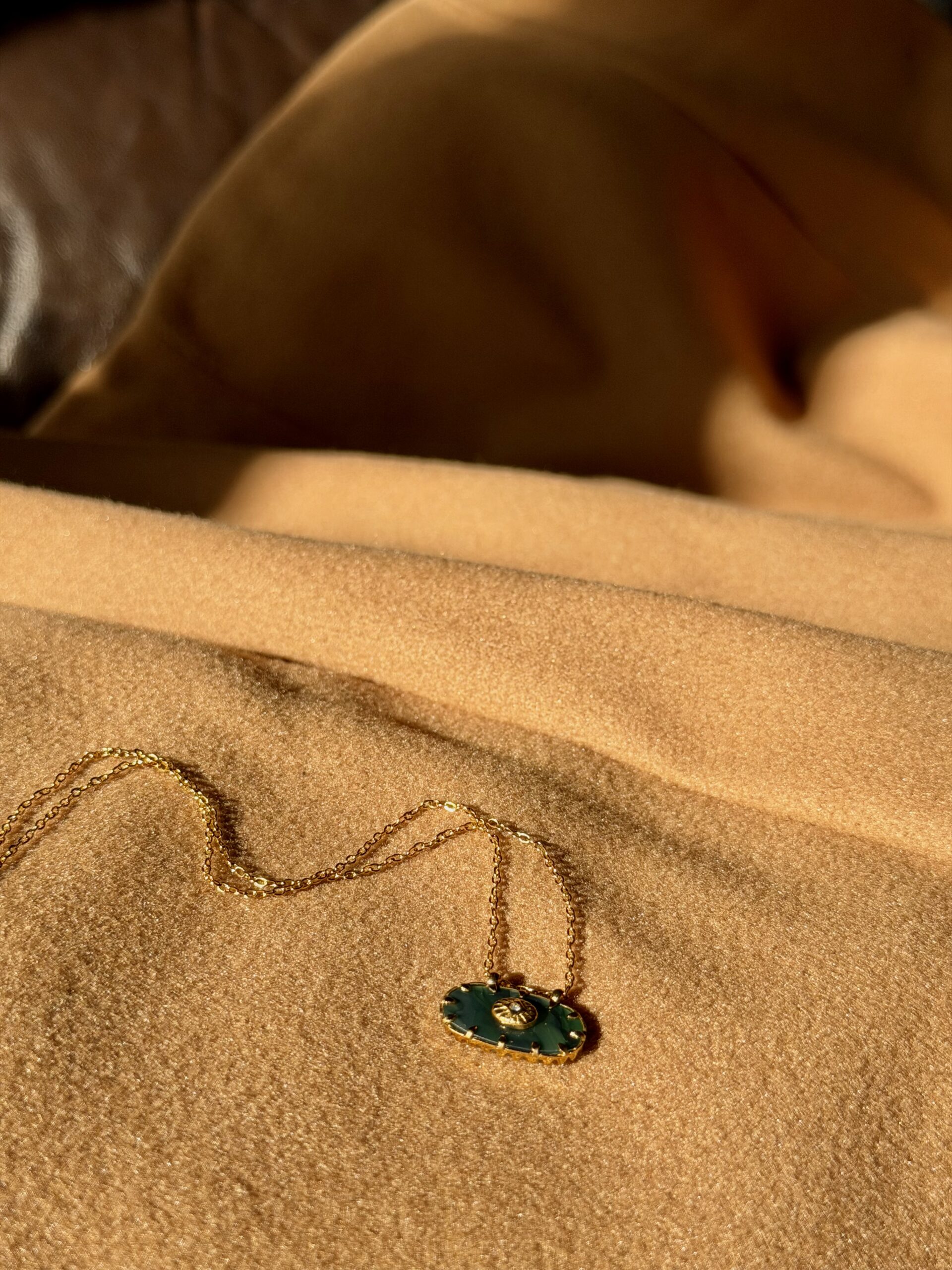 Sol Green Pendant Necklace - Image 3